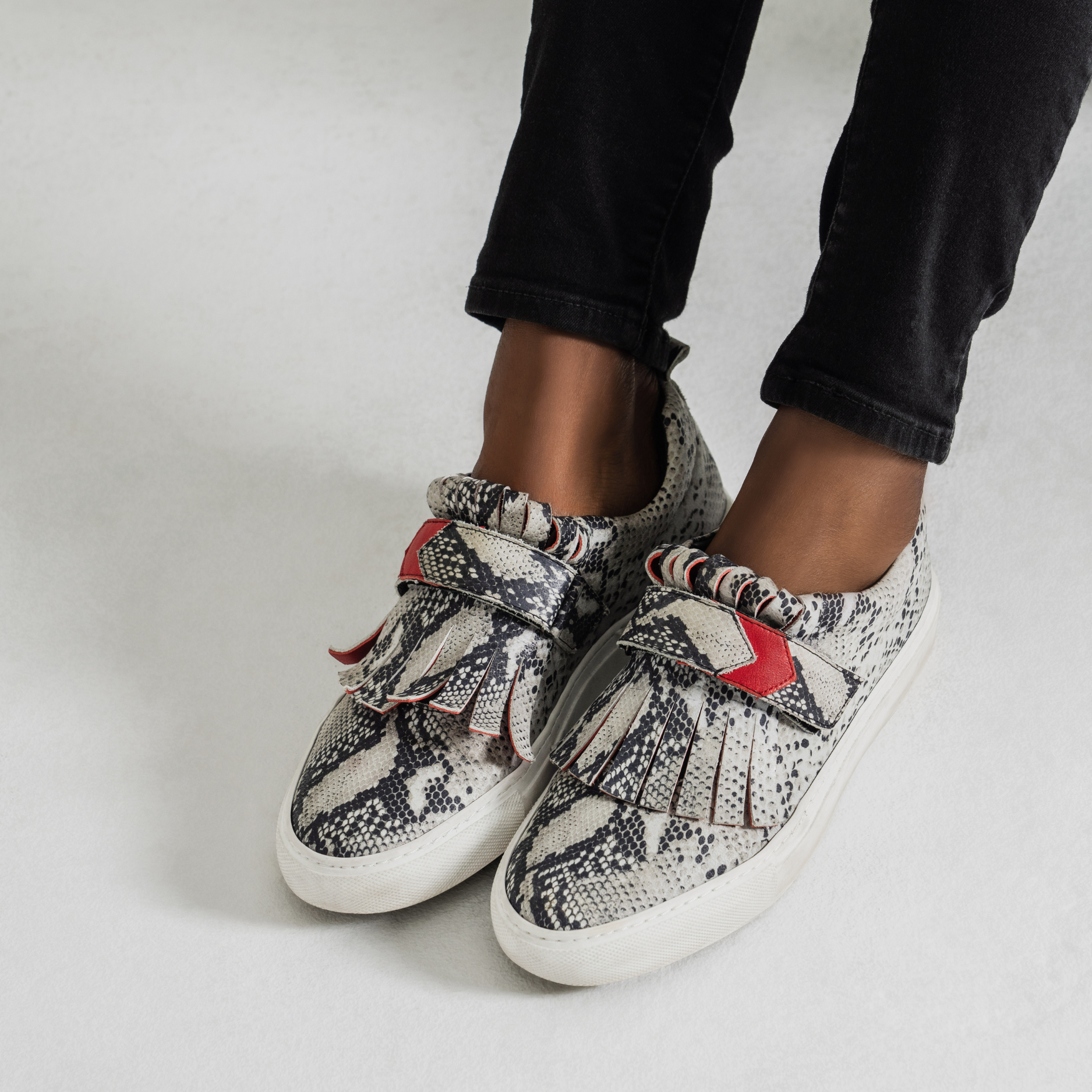 Serena Snakeprint Sneaker