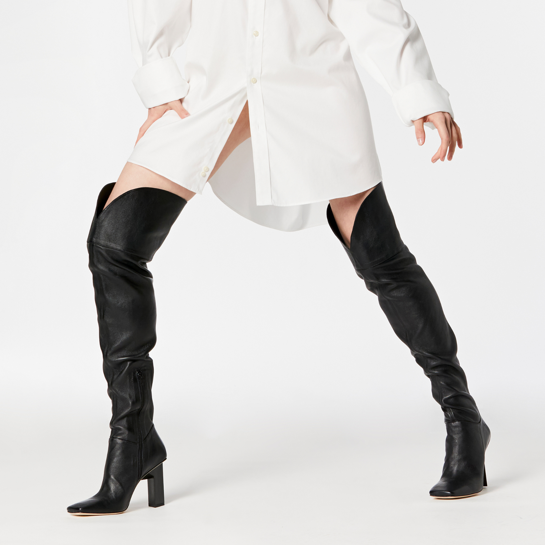 Cullinan Over-the-Knee Boot in Black