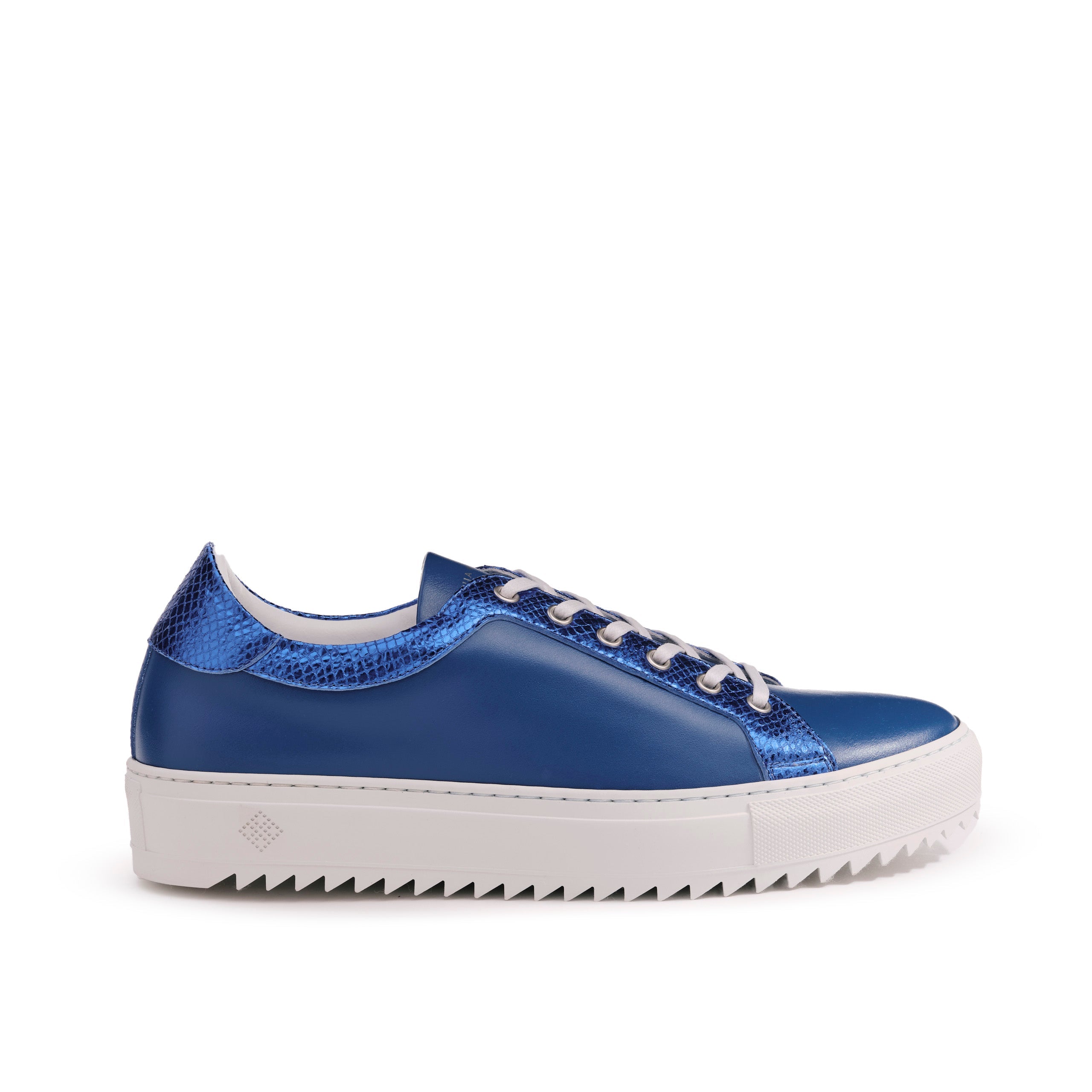 Mens blue athletic fashion shoes