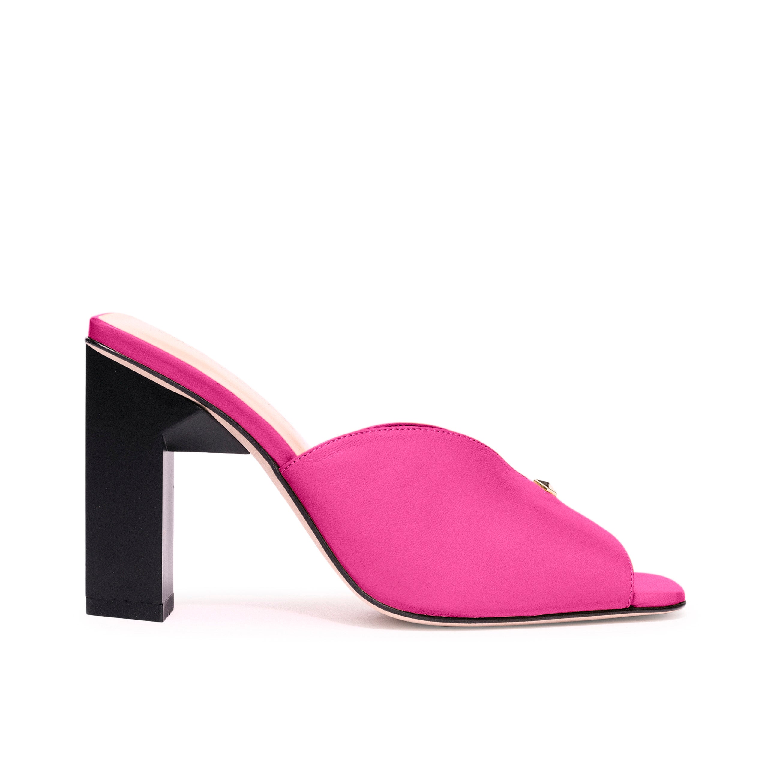 Pink mule heels sale